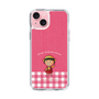 スリムプロテクションケース［ ちびまる子ちゃん - ピンクチェック ］