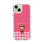 スリムプロテクションケース［ ちびまる子ちゃん - ピンクチェック ］