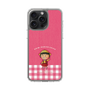 スリムプロテクションケース［ ちびまる子ちゃん - ピンクチェック ］