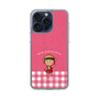 スリムプロテクションケース［ ちびまる子ちゃん - ピンクチェック ］