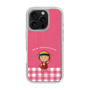 スリムプロテクションケース［ ちびまる子ちゃん - ピンクチェック ］