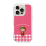 スリムプロテクションケース［ ちびまる子ちゃん - ピンクチェック ］