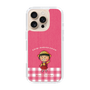 スリムプロテクションケース［ ちびまる子ちゃん - ピンクチェック ］