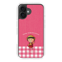 スリムプロテクションケース［ ちびまる子ちゃん - ピンクチェック ］