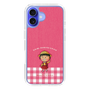 スリムプロテクションケース［ ちびまる子ちゃん - ピンクチェック ］