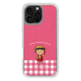 スリムプロテクションケース［ ちびまる子ちゃん - ピンクチェック ］