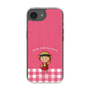 スリムプロテクションケース［ ちびまる子ちゃん - ピンクチェック ］