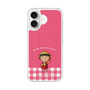 スリムプロテクションケース［ ちびまる子ちゃん - ピンクチェック ］