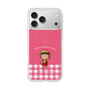 スリムプロテクションケース［ ちびまる子ちゃん - ピンクチェック ］