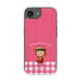スリムプロテクションケース［ ちびまる子ちゃん - ピンクチェック ］
