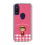 スリムプロテクションケース［ ちびまる子ちゃん - ピンクチェック ］