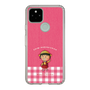 スリムプロテクションケース［ ちびまる子ちゃん - ピンクチェック ］