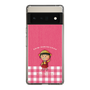 スリムプロテクションケース［ ちびまる子ちゃん - ピンクチェック ］