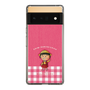 スリムプロテクションケース［ ちびまる子ちゃん - ピンクチェック ］