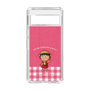 スリムプロテクションケース［ ちびまる子ちゃん - ピンクチェック ］