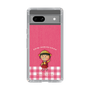 スリムプロテクションケース［ ちびまる子ちゃん - ピンクチェック ］