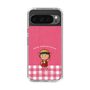 スリムプロテクションケース［ ちびまる子ちゃん - ピンクチェック ］
