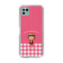 スリムプロテクションケース［ ちびまる子ちゃん - ピンクチェック ］