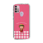 スリムプロテクションケース［ ちびまる子ちゃん - ピンクチェック ］