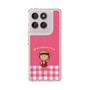 スリムプロテクションケース［ ちびまる子ちゃん - ピンクチェック ］