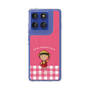 スリムプロテクションケース［ ちびまる子ちゃん - ピンクチェック ］