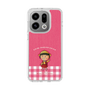 スリムプロテクションケース［ ちびまる子ちゃん - ピンクチェック ］