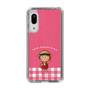 スリムプロテクションケース［ ちびまる子ちゃん - ピンクチェック ］