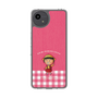 スリムプロテクションケース［ ちびまる子ちゃん - ピンクチェック ］