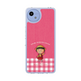 スリムプロテクションケース［ ちびまる子ちゃん - ピンクチェック ］