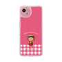 スリムプロテクションケース［ ちびまる子ちゃん - ピンクチェック ］