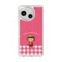 スリムプロテクションケース［ ちびまる子ちゃん - ピンクチェック ］