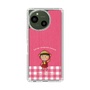 スリムプロテクションケース［ ちびまる子ちゃん - ピンクチェック ］