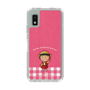 スリムプロテクションケース［ ちびまる子ちゃん - ピンクチェック ］