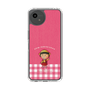 スリムプロテクションケース［ ちびまる子ちゃん - ピンクチェック ］