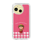 スリムプロテクションケース［ ちびまる子ちゃん - ピンクチェック ］