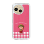 スリムプロテクションケース［ ちびまる子ちゃん - ピンクチェック ］