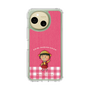 スリムプロテクションケース［ ちびまる子ちゃん - ピンクチェック ］