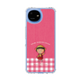 スリムプロテクションケース［ ちびまる子ちゃん - ピンクチェック ］