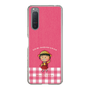 スリムプロテクションケース［ ちびまる子ちゃん - ピンクチェック ］