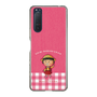 スリムプロテクションケース［ ちびまる子ちゃん - ピンクチェック ］