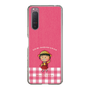 スリムプロテクションケース［ ちびまる子ちゃん - ピンクチェック ］