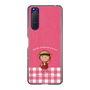 スリムプロテクションケース［ ちびまる子ちゃん - ピンクチェック ］