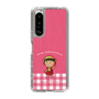 スリムプロテクションケース［ ちびまる子ちゃん - ピンクチェック ］