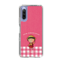 スリムプロテクションケース［ ちびまる子ちゃん - ピンクチェック ］