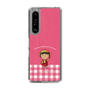 スリムプロテクションケース［ ちびまる子ちゃん - ピンクチェック ］