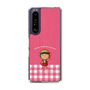 スリムプロテクションケース［ ちびまる子ちゃん - ピンクチェック ］
