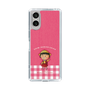 スリムプロテクションケース［ ちびまる子ちゃん - ピンクチェック ］