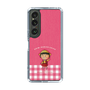スリムプロテクションケース［ ちびまる子ちゃん - ピンクチェック ］