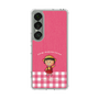 スリムプロテクションケース［ ちびまる子ちゃん - ピンクチェック ］