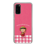 スリムプロテクションケース［ ちびまる子ちゃん - ピンクチェック ］